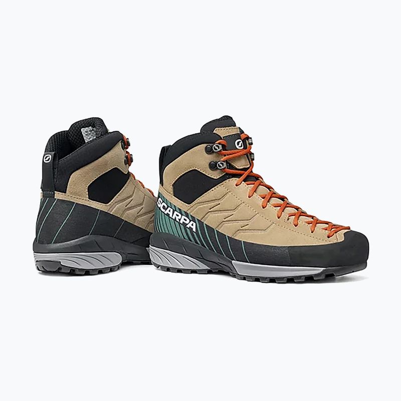 SCARPA Mescalito Mid GTX scarpe da avvicinamento da donna deserto chiaro/verde botanico 14