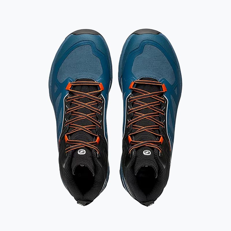 Scarponi da trekking da uomo SCARPA Rapid Mid GTX blu cosmico/arancio 16