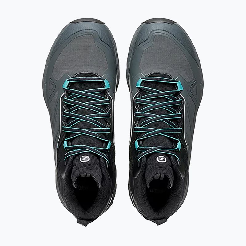 Stivali da trekking da donna SCARPA Rapid Mid GTX antracite/turchese 16