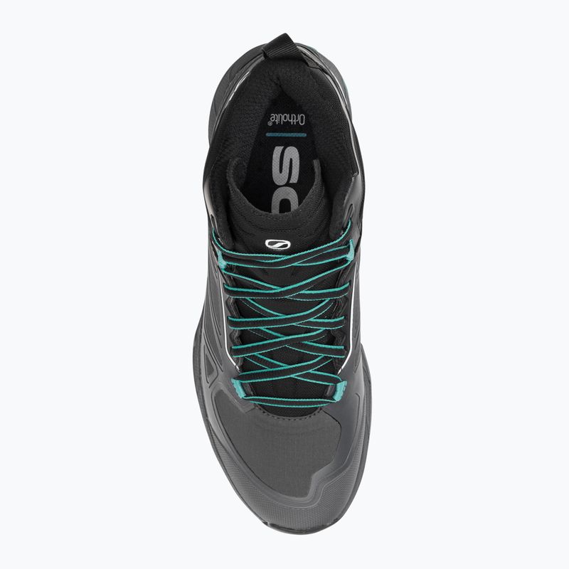 Stivali da trekking da donna SCARPA Rapid Mid GTX antracite/turchese 6