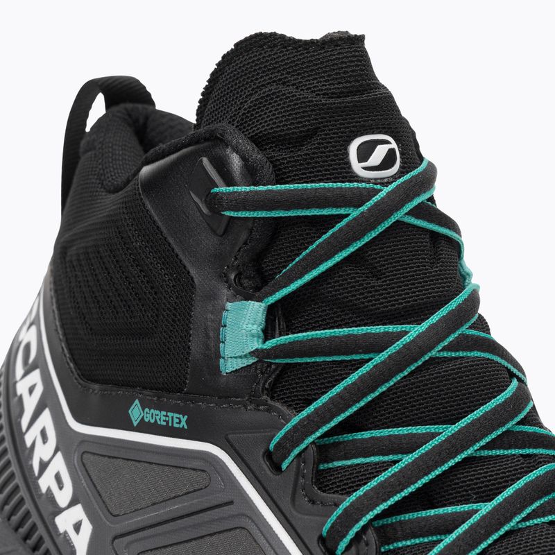 Stivali da trekking da donna SCARPA Rapid Mid GTX antracite/turchese 9