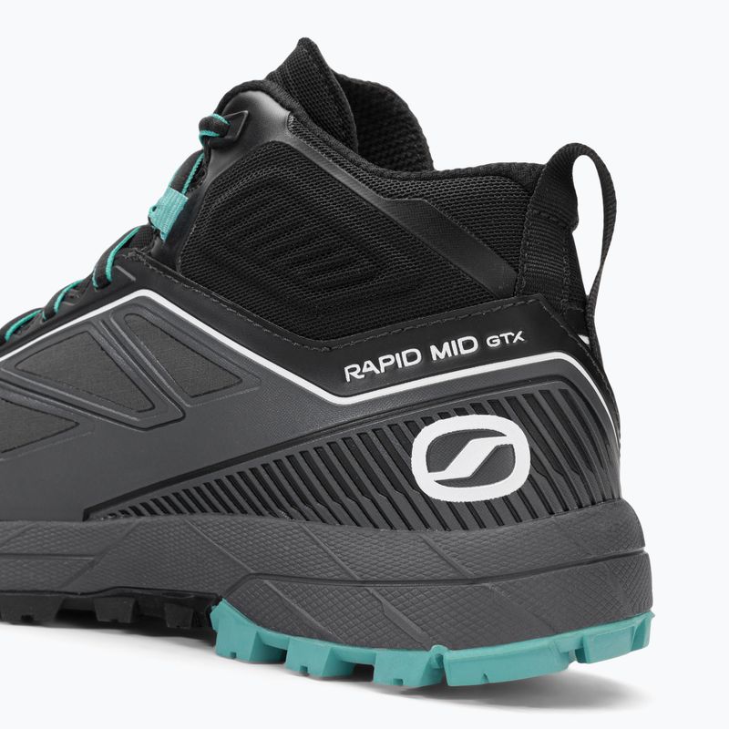 Stivali da trekking da donna SCARPA Rapid Mid GTX antracite/turchese 10
