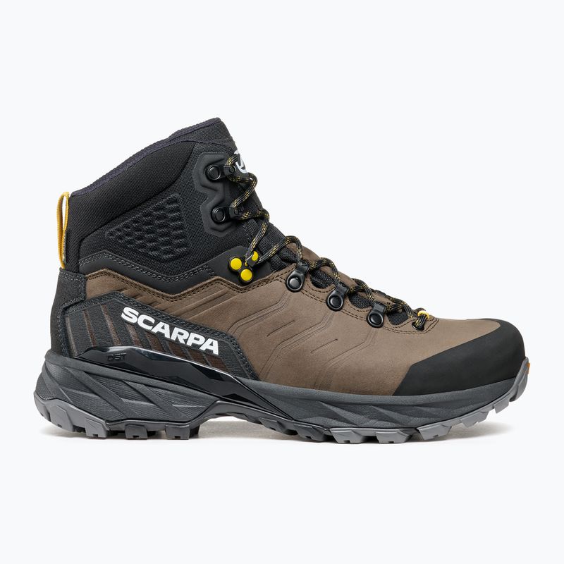 Scarponi da trekking da uomo SCARPA Rush TRK Pro GTX vulcano/senape 9