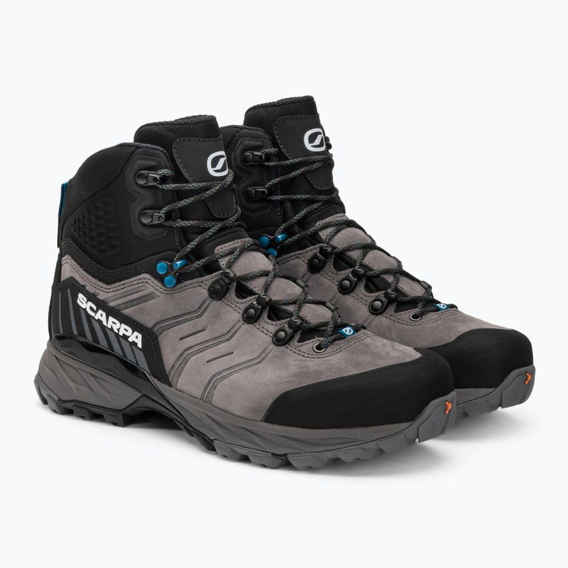 Scarponi da trekking da uomo SCARPA Rush TRK Pro GTX smoke/lake blue 4