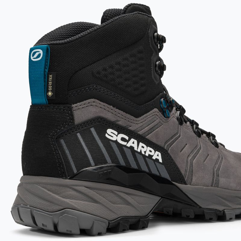 Scarponi da trekking da uomo SCARPA Rush TRK Pro GTX smoke/lake blue 8