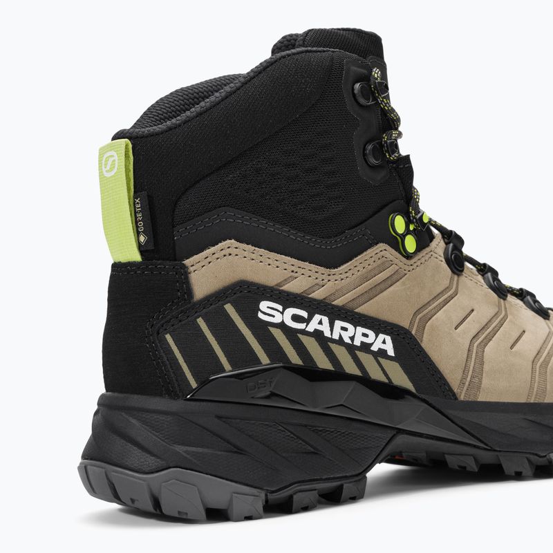 Scarpe da trekking da donna SCARPA Rush TRK Pro GTX stone/sunny lime 8