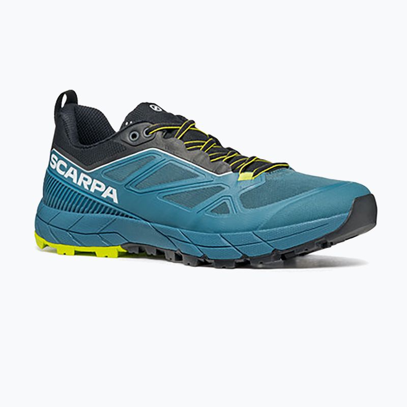 Scarponi da trekking da uomo SCARPA Rapid blu/acido lime 11