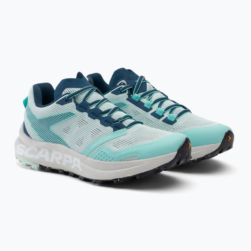 Scarpe da corsa SCARPA Spin Planet da donna, colore blu acqua/nilo 4