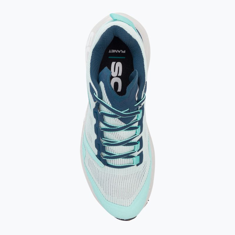 Scarpe da corsa SCARPA Spin Planet da donna, colore blu acqua/nilo 5