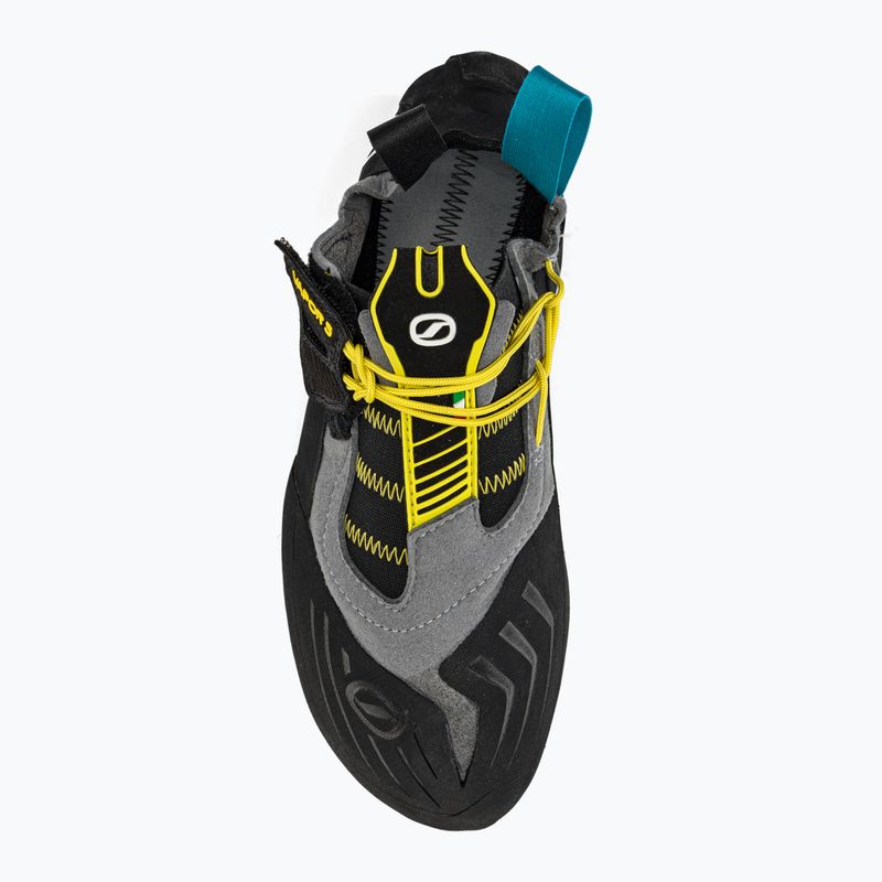 Scarpe da arrampicata da uomo SCARPA Vapor S smoke/yellow 6