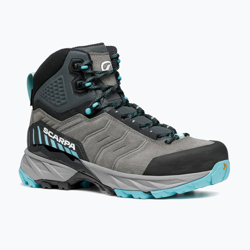 Scarponi da trekking da donna SCARPA Rush TRK GTX grigio scuro/acqua 8