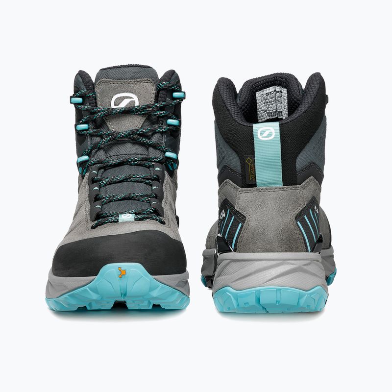 Scarponi da trekking da donna SCARPA Rush TRK GTX grigio scuro/acqua 11