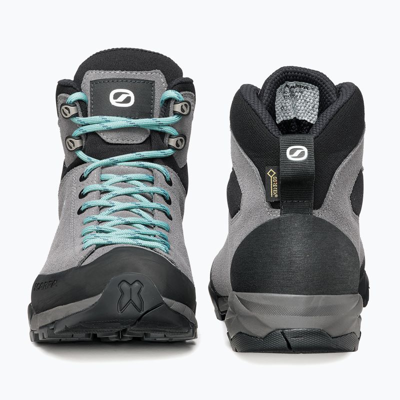 Scarponi da trekking da donna SCARPA Mojito Hike GTX smoke/jade 11