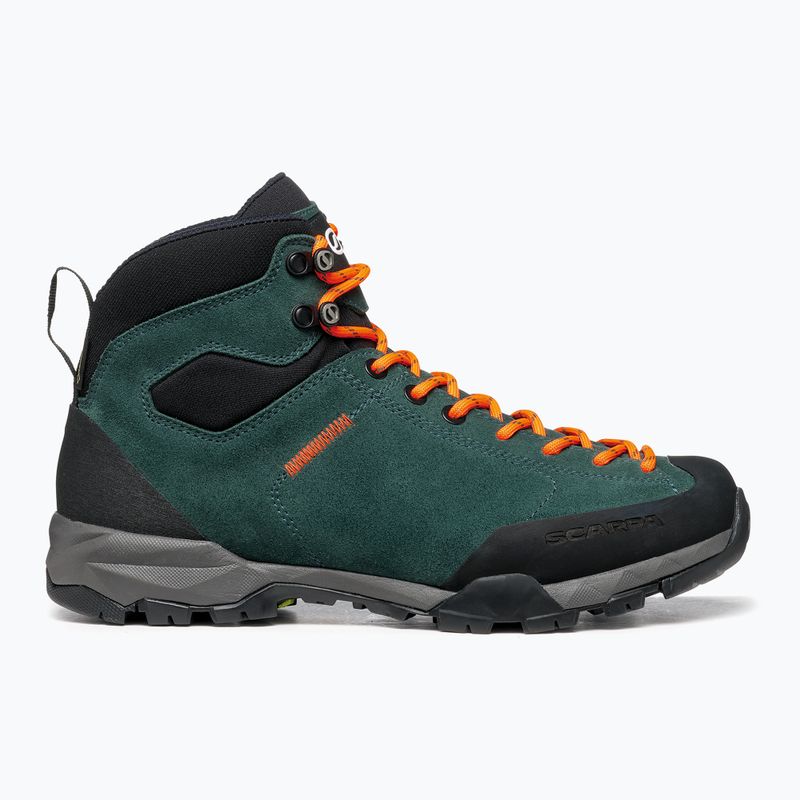 Scarpe da trekking da donna SCARPA Mojito Hike GTX verde botanico/arancio pop 9