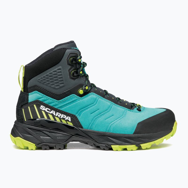 Scarponi da trekking da donna SCARPA Rush TRK GTX ceramica / lime solare 12