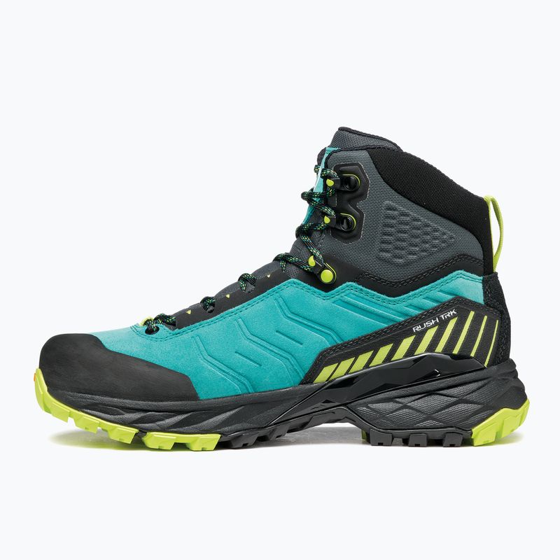 Scarponi da trekking da donna SCARPA Rush TRK GTX ceramica / lime solare 13