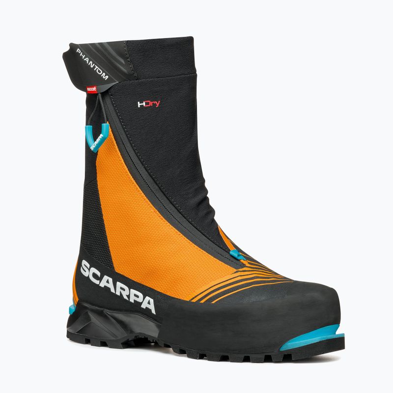 Scarponi da montagna da uomo SCARPA Phantom Tech HD nero/arancio brillante 7