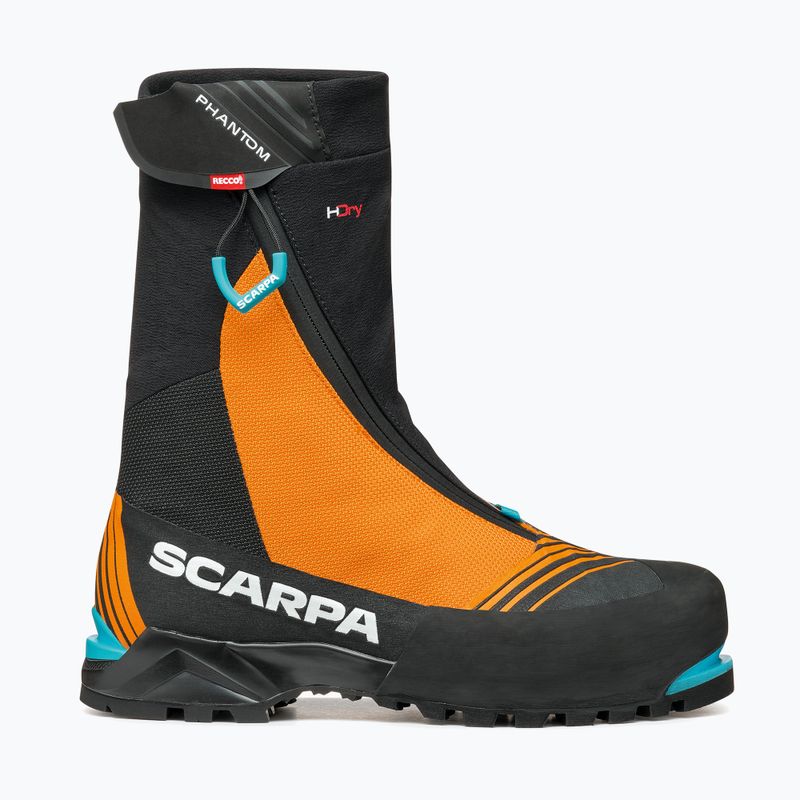 Scarponi da montagna da uomo SCARPA Phantom Tech HD nero/arancio brillante 8