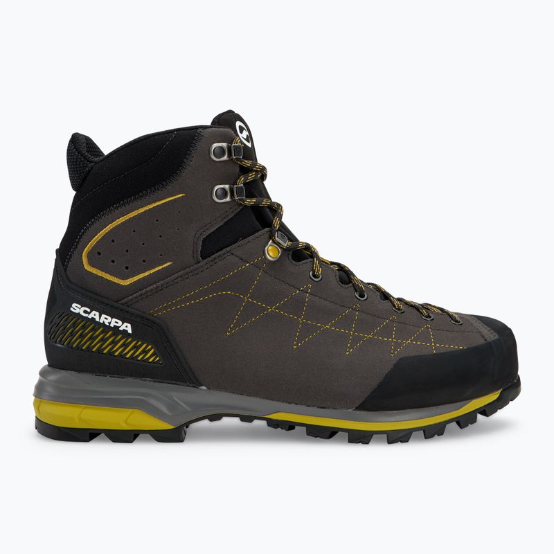 Scarpe da trekking da uomo SCARPA Zodiac TRK GTX anthracite/sulphur 2