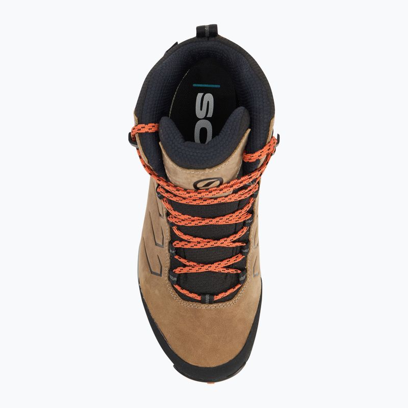 Scarponi da trekking da uomo SCARPA Moraine Mid Pro Gtx fossile marrone 5