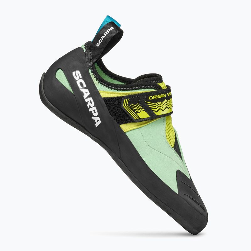 Scarpe da arrampicata da donna SCARPA Origin VS verde pastello/lime 3