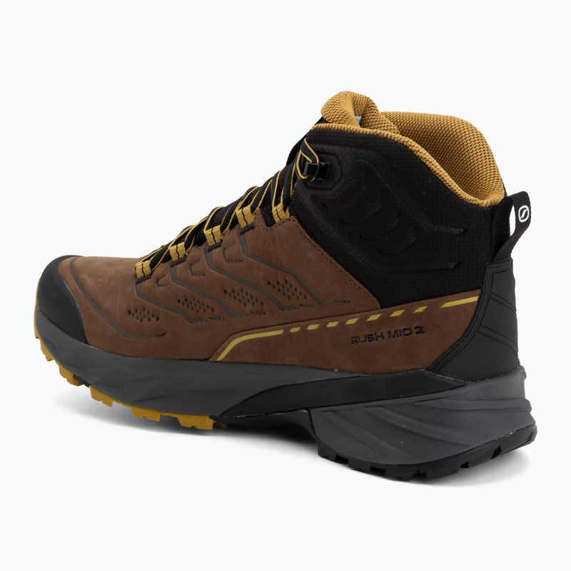Scarpe da trekking uomo SCARPA Rush 2 Pro Mid GTX brown/sulphur 3