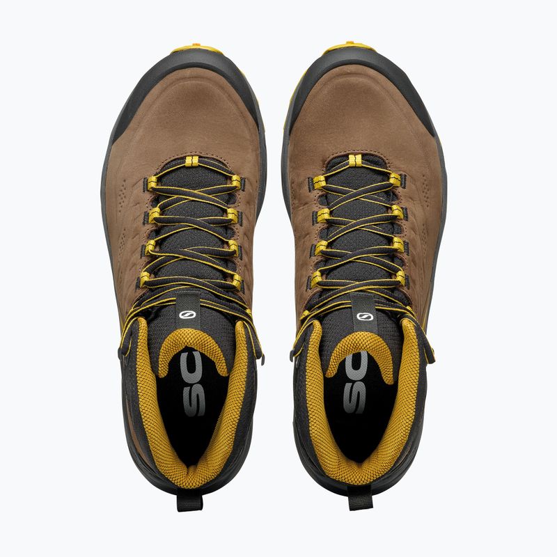 Scarpe da trekking uomo SCARPA Rush 2 Pro Mid GTX brown/sulphur 5