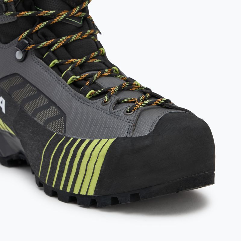 Scarponi alta montagna da uomo SCARPA Ribelle Lite HD grigio ferro / lime 7