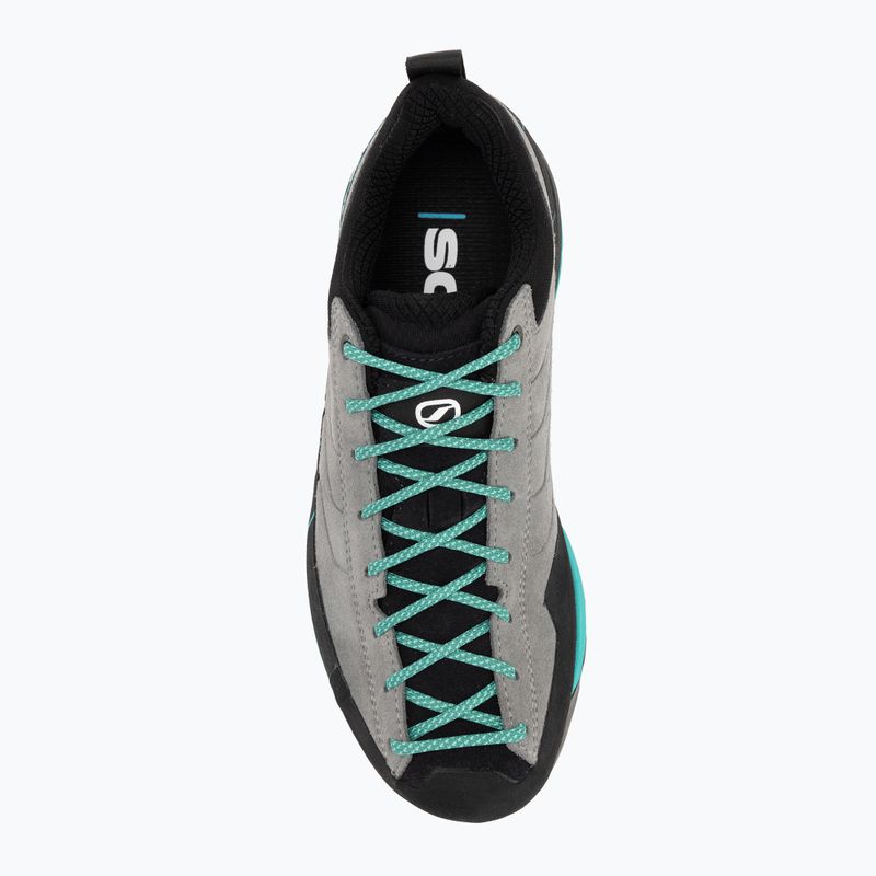 Scarpe da avvicinamento da donna SCARPA Mescalito smoke/tropical green 5
