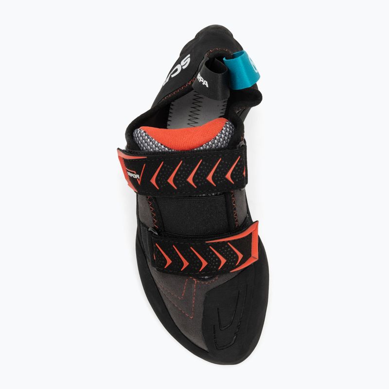 Scarpe da arrampicata SCARPA Vapor V LV fumo/corallo 5