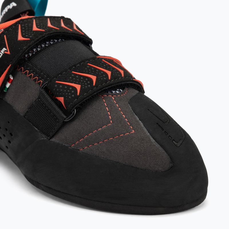 Scarpe da arrampicata SCARPA Vapor V LV fumo/corallo 7