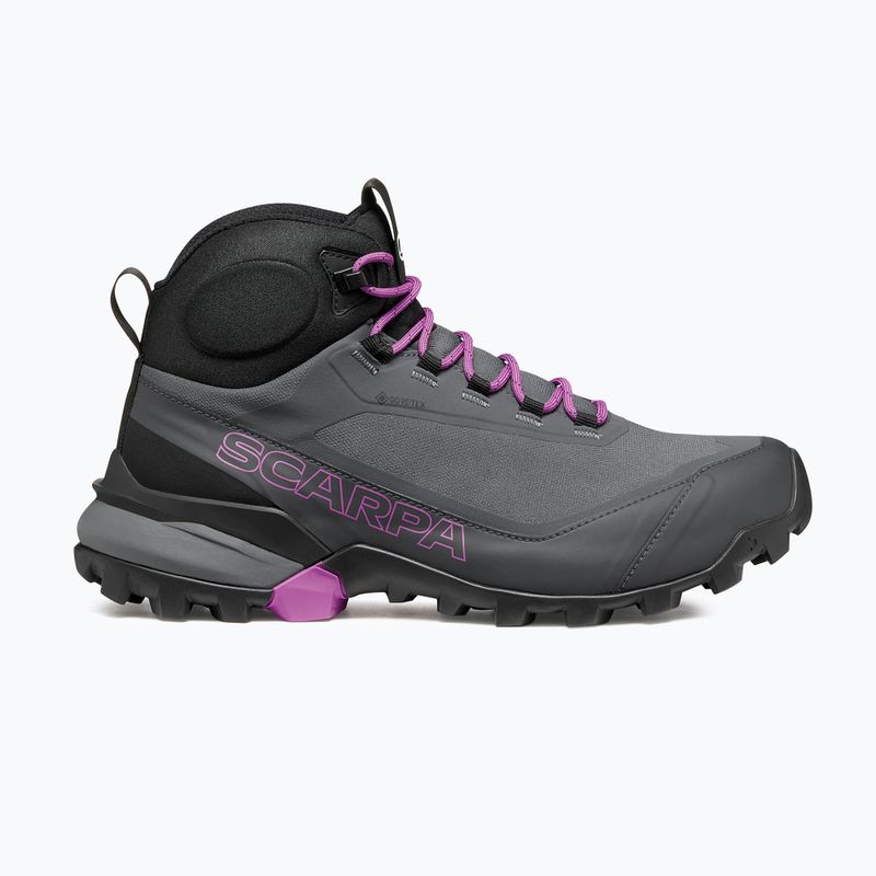 Scarpe da trekking donna SCARPA Ribelle Cross 2 Mid GTX dark gray/purple 2