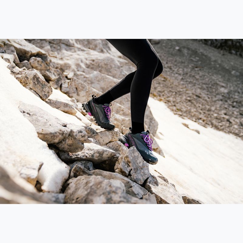 Scarpe da trekking donna SCARPA Ribelle Cross 2 Mid GTX dark gray/purple 6