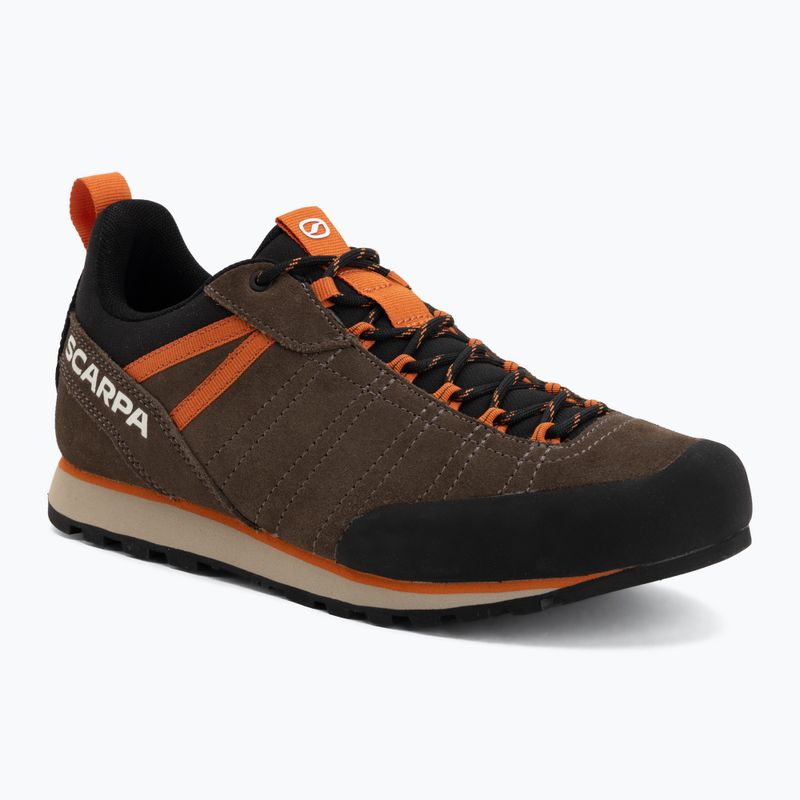 Scarpe da trekking uomo SCARPA Crux 2 caribou/rust orange