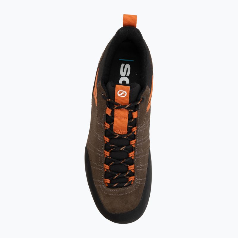 Scarpe da trekking uomo SCARPA Crux 2 caribou/rust orange 5