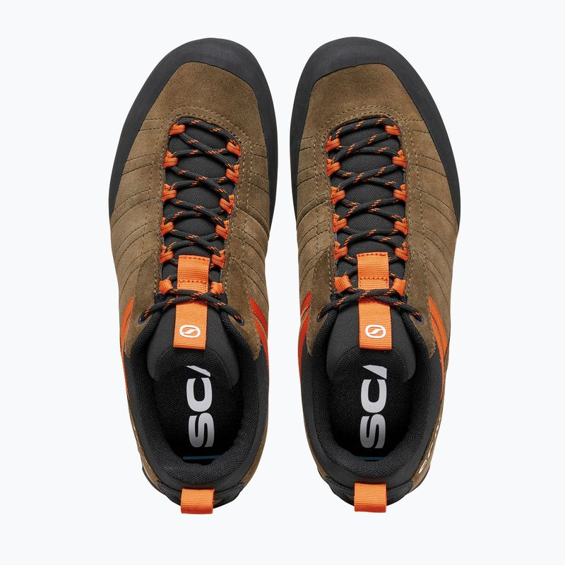 Scarpe da trekking uomo SCARPA Crux 2 caribou/rust orange 5