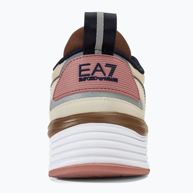 EA7 Emporio Armani Ace Runner scarpe da giorno di pioggia/nero iris/emperador/terracotta 6