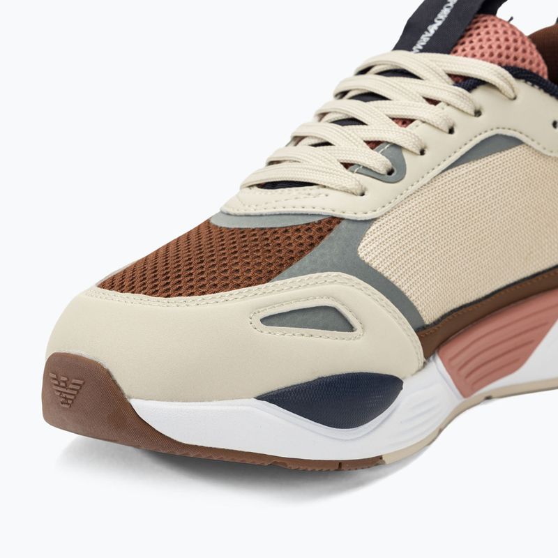 EA7 Emporio Armani Ace Runner scarpe da giorno di pioggia/nero iris/emperador/terracotta 7