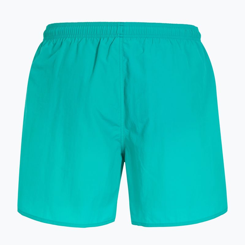 Pantaloncini da bagno EA7 Emporio Armani Water Reactive Monogram Boxer da uomo verde spettro 2