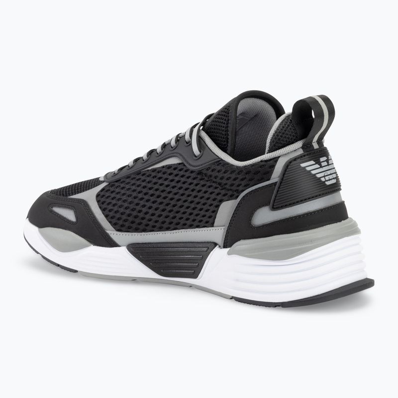 EA7 Emporio Armani Ace Runner Mesh scarpe nere/argento 3