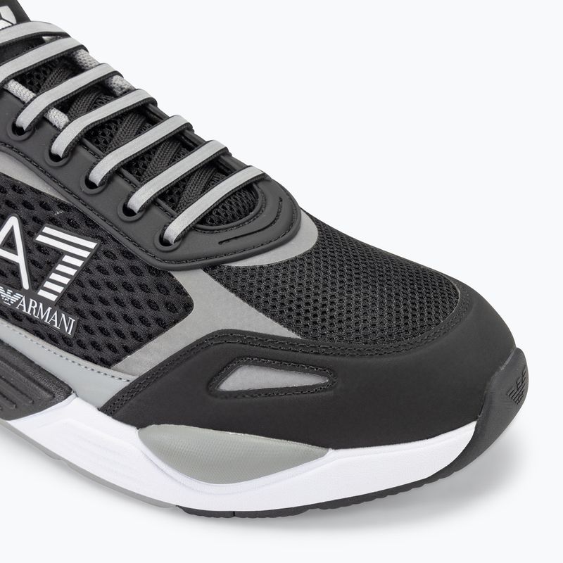 EA7 Emporio Armani Ace Runner Mesh scarpe nere/argento 7
