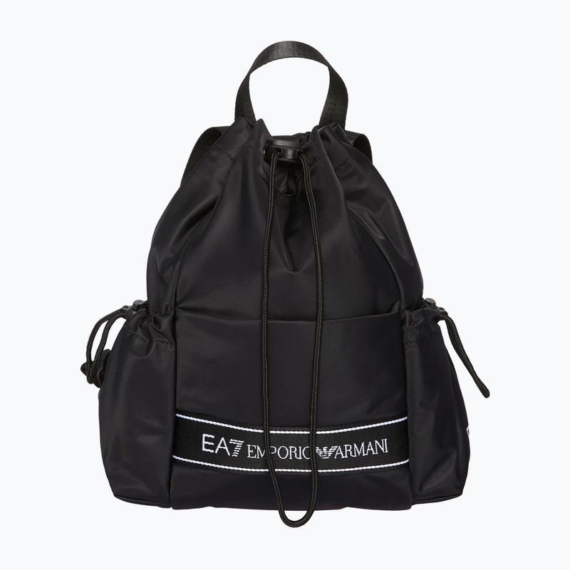 Zaino donna EA7 Emporio Armani Train Logo Tape nero