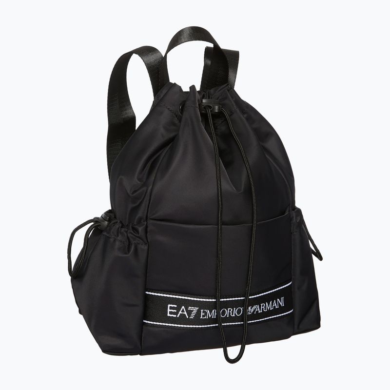 Zaino donna EA7 Emporio Armani Train Logo Tape nero 2
