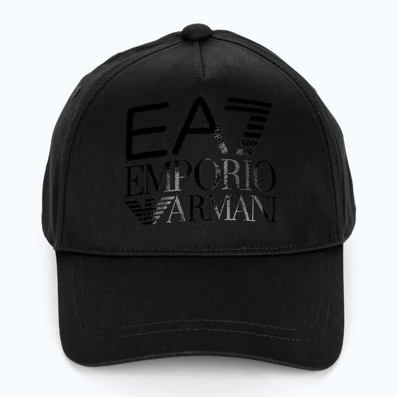 Cappello donna EA7 Emporio Armani Train Logo Series nero 2
