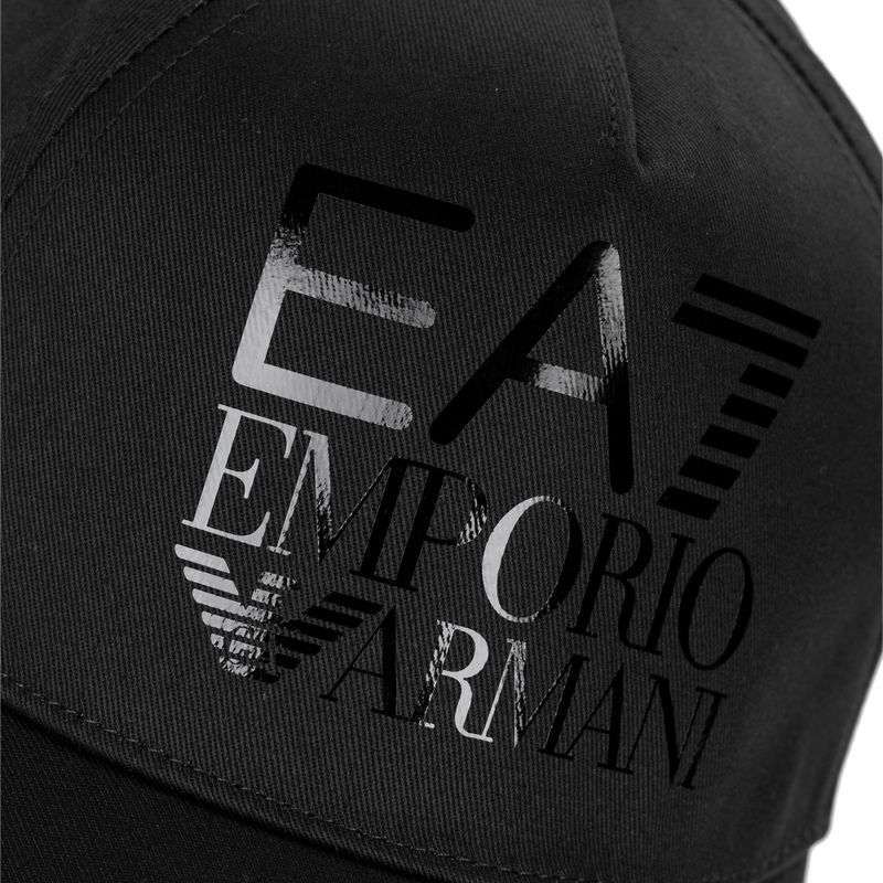 Cappello donna EA7 Emporio Armani Train Logo Series nero 3