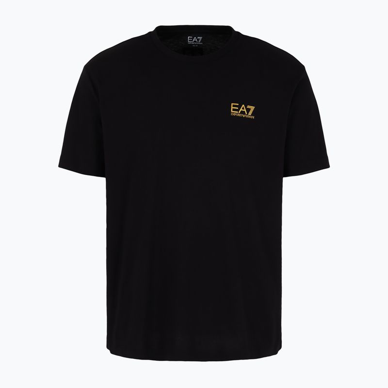 T-shirt da uomo EA7 Emporio Armani Train Series Extended Logo nero
