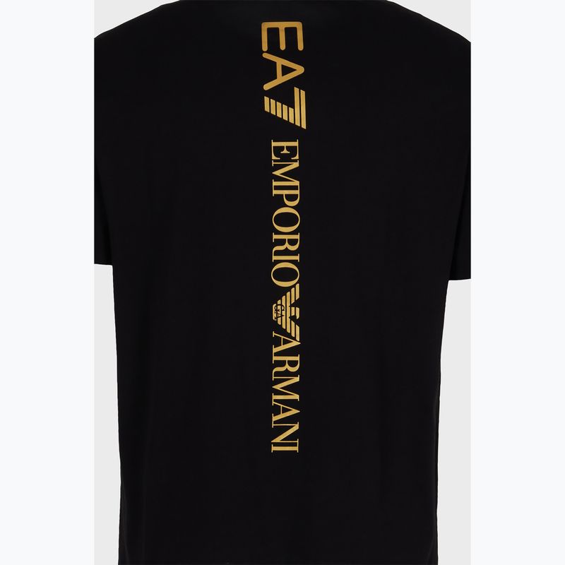 T-shirt da uomo EA7 Emporio Armani Train Series Extended Logo nero 4