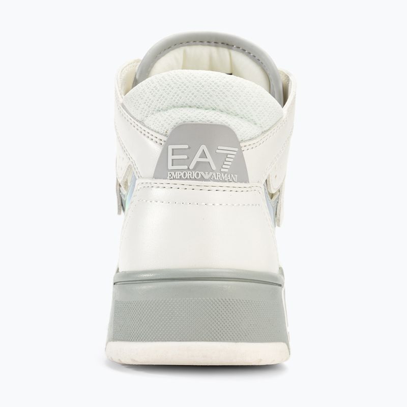 EA7 Emporio Armani Basket Mid bianco/ iridescente 6