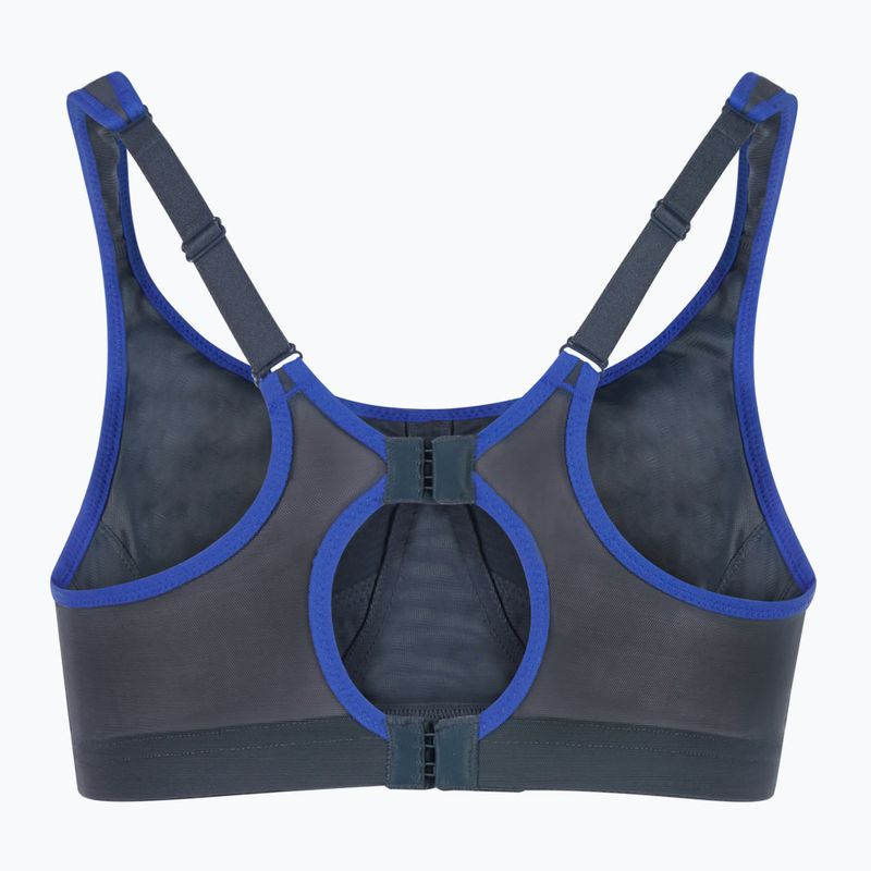 Reggiseno da allenamento Shock Absorber Active Multi blu/grigio scuro 2