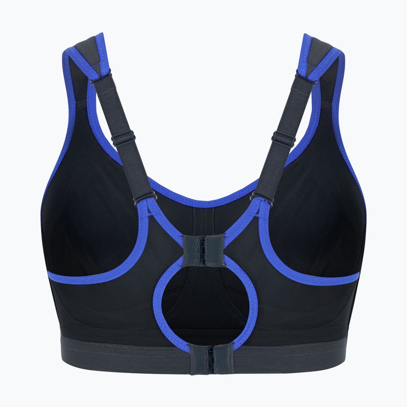 Reggiseno da allenamento Shock Absorber Active Multi blu/grigio scuro 2